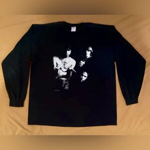 Vintage 2000 The Doors Long Sleeve Cotton Shirt Black XXL